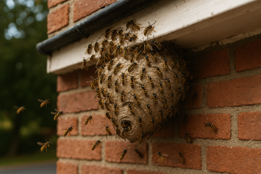 Where Wasps Like to Nest in Manchester Homes